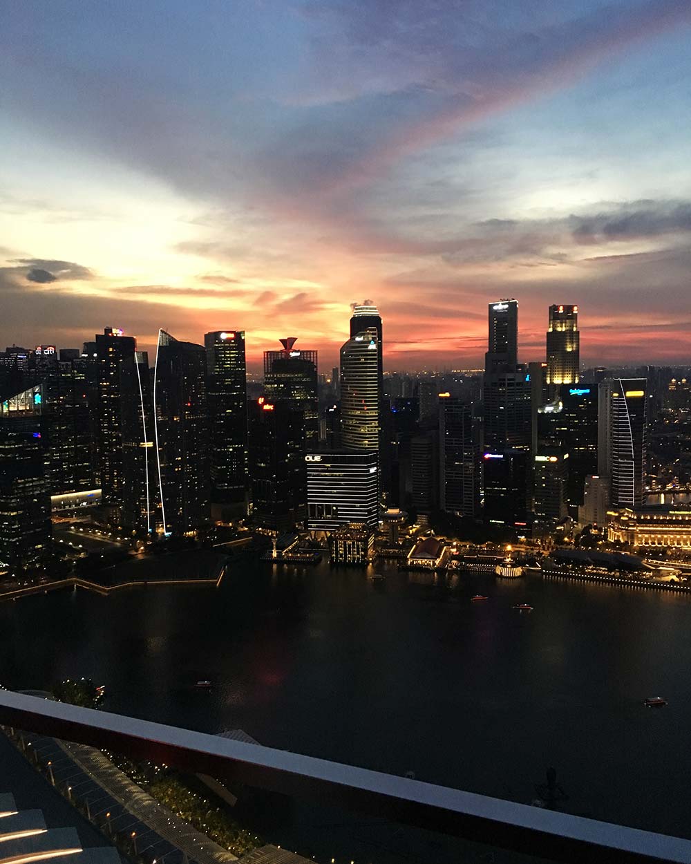 Marina Bay Sands rooftop pool