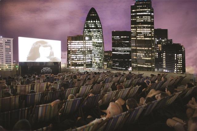 Rooftop cinema London