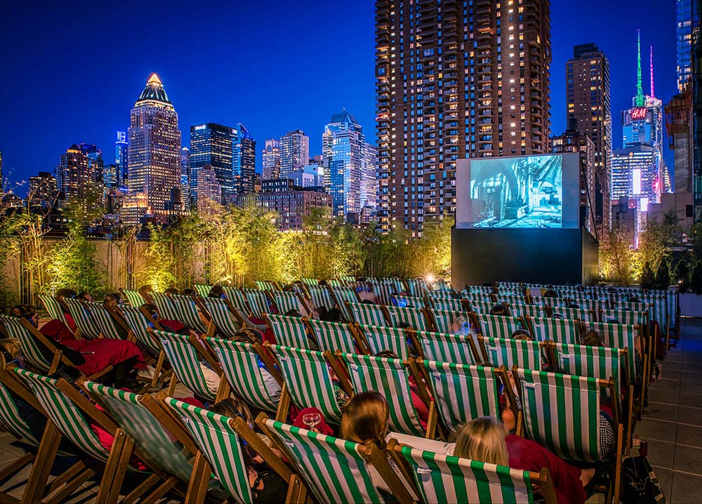 Rooftop cinema NYC