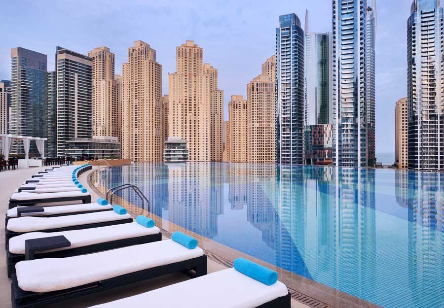 highest rooftop pool in the world