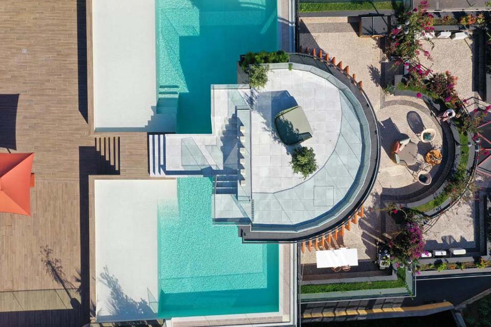 Rooftop pool in Madeira, Three House Hotel