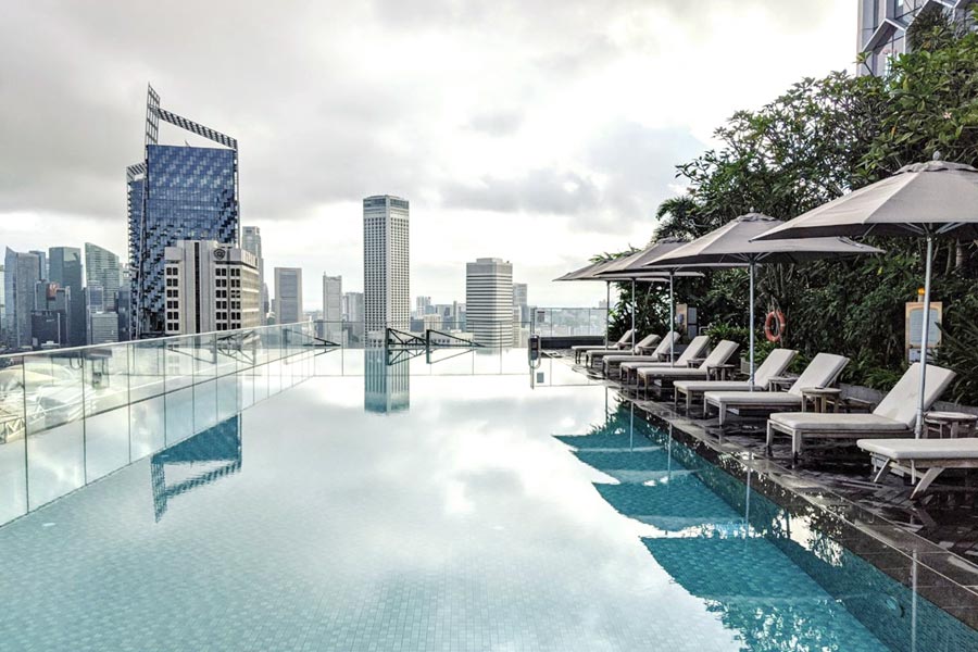 Rooftop pool Singapore - Andaz Singapore