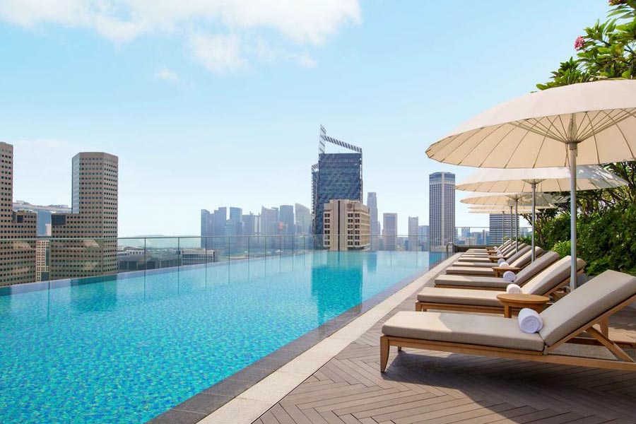 Rooftop pool Singapore - Andaz Singapore