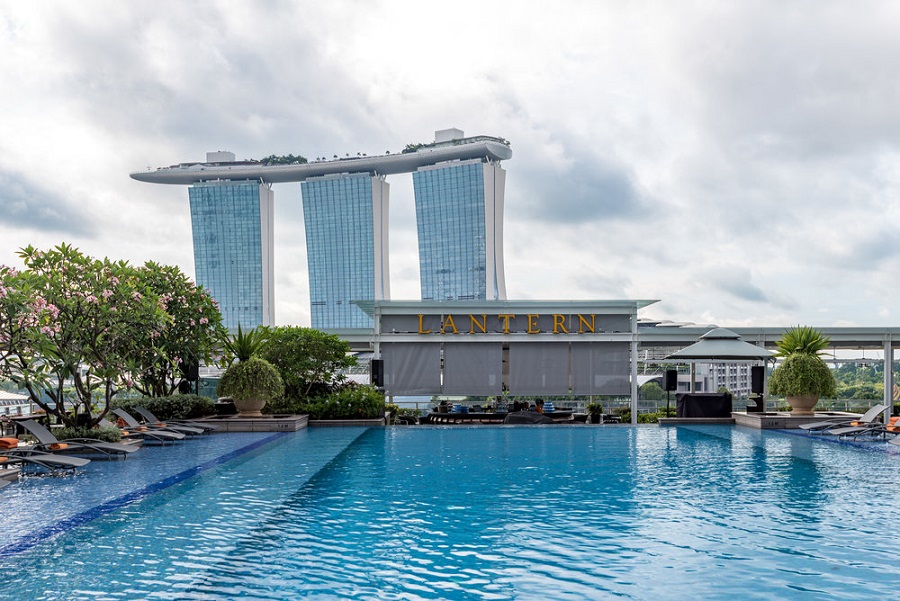 Rooftop pool Singapore - The Fullerton Bay Hotel