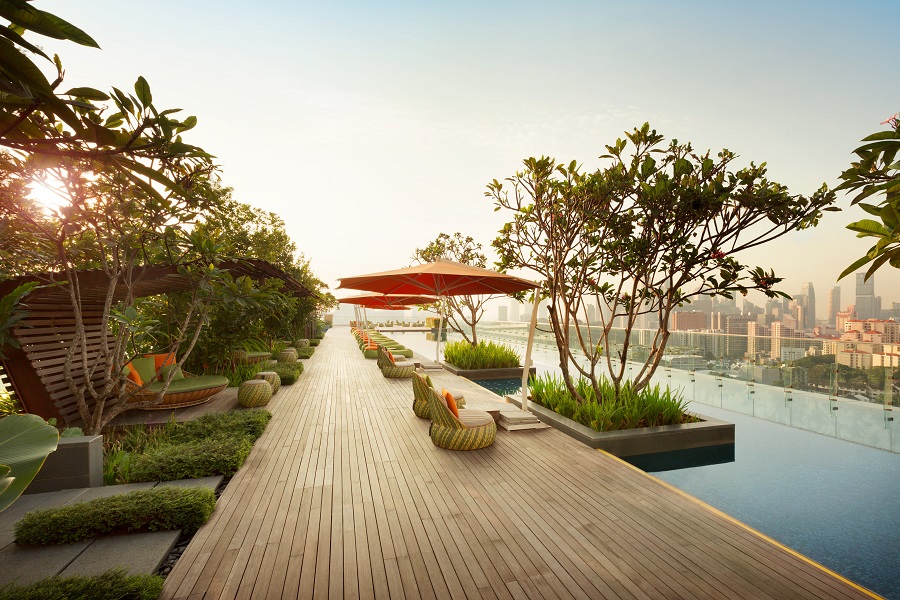 Rooftop pool Singapore - Hotel Jen Orchardgateway
