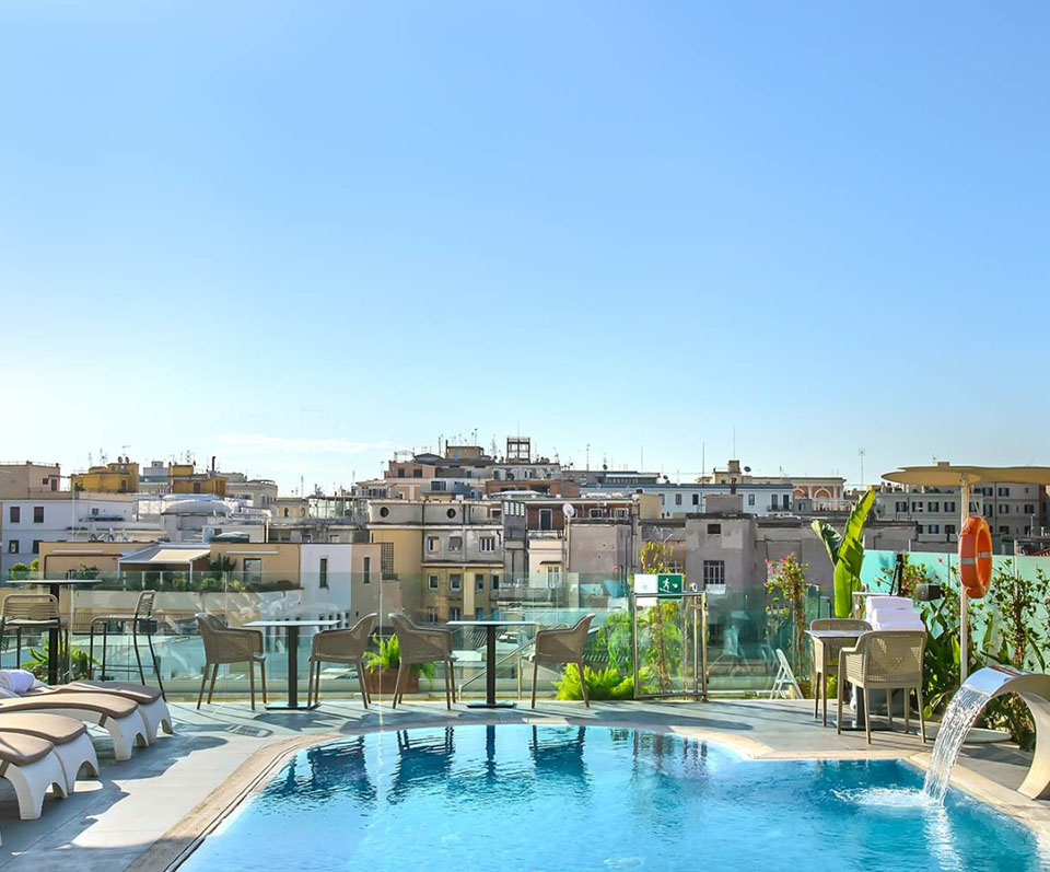 The best restaurants with swimming pools in Rome