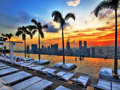 Rooftop pools Singapore